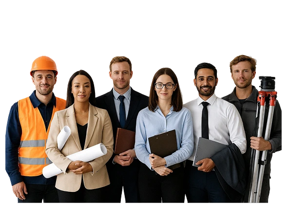 Architecture and engineering teams using Quantim project management software